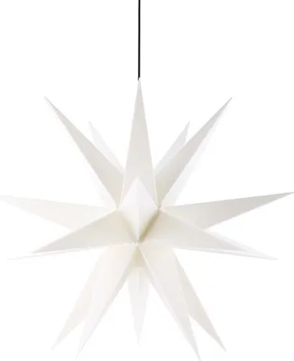 Produktbild von Adventsstern für den Innen-und Aussenbereich weiß inkl. Beleuchtung (60cm) von Saico Seiffen