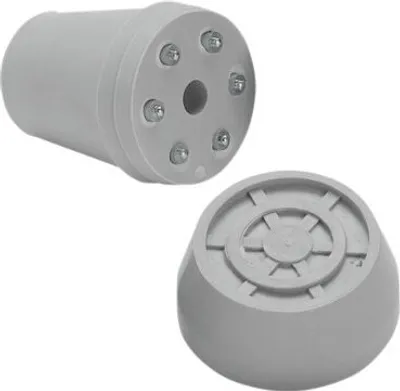 Produktbild von Krückenkapsel mit Spikes 20mm,grau(Ossenberg),