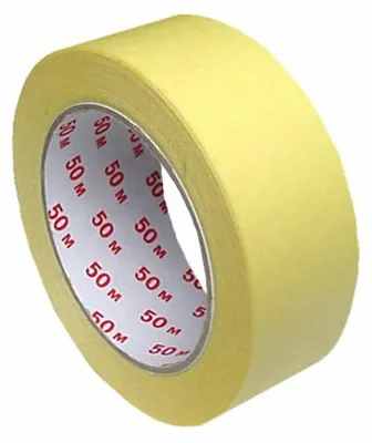 Produktbild von 24x Kreppband Kreppklebeband Abdeckband CLASSIC gelb 38mm x 50m