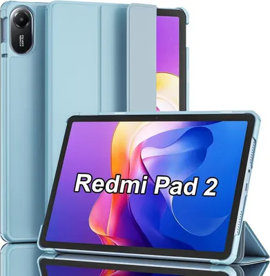 Produktbild von Schutzhülle für Xiaomi Redmi Pad 2 (11 Zoll, 2025) - Ultradünn mit Standfunktion und Auto Wake/Sleep, Blau