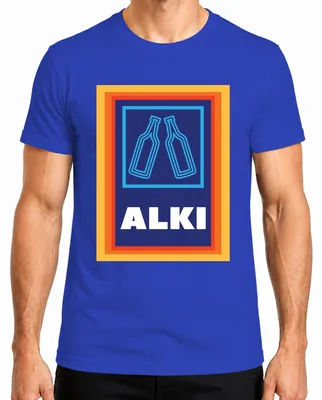 Imagen del producto de Camiseta para hombre, color azul, talla S, con el texto: "Alki", "Biertrinker" (bebedor de cerveza), "Saufen" (beber), "Party" (fiesta), "Regalo", "Divertido", "Mallorca", "Malle"