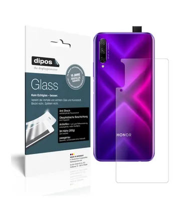 Produktbild von 2x Schutzfolie für Huawei Y9s Rückseite matt - Anti-Shock 9H Folie dipos Glass Kunststoffglas