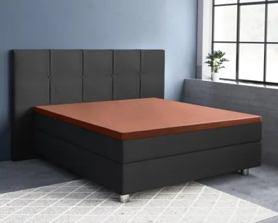 Immagine prodotto di Toppa in raso "Primaviera Deluxe" per lenzuola con angoli, colore marrone, 180 x 220 cm