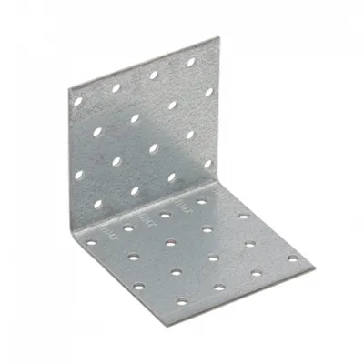 Obrázek produktu pro Montážní úhelník KM 9, rozměry 80x80x80 mm, pozinkovaný plech / balení: 1 kus