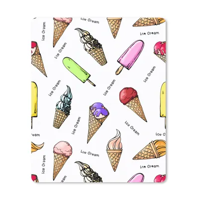 Produktbild von MuchoWow® Mauspad Mousepad Eishörnchen - Muster 19x23 cm - Mousepads - Maus Mat - Pad - Mausunterlage - Mauspads - Spielen