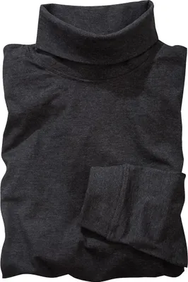 Produktbild von Redfield XXL Rollkragen-Langarmshirt anthrazit