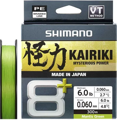 Produktbild von Shimano Kairiki 8+ (Mantis Green) 300m