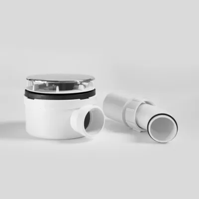 Produktbild von flache Ablaufgarnitur für Duschwannen HC2730 nur 60 mm Höhe, flacher Ablauf