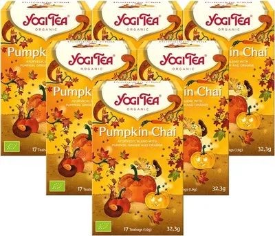 Produktbild von 6 x  YOGI TEA Pumpkin Chai | 6 x 32,3g