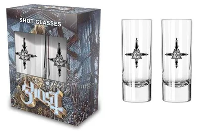 Produktbild von Ghost Schnapsglas-Set Impera klar Band-Merch, Bands, Geschenke Glas Standard