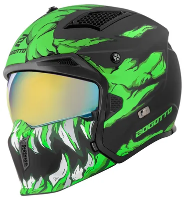 Immagine prodotto di Casco Bogotto Radic Skulash, verde/nero, M
