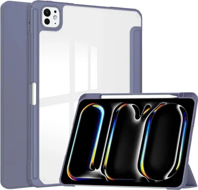 Produktbild von Bizon Case Tab Clear Matt Apple iPad Pro 11" 5. Gen. 2024 Lavendel
