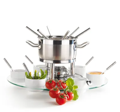 Produktbild von Domestic 872077 23 PCS. Fondueset, Edelstahl, 18 cm Durchmesser