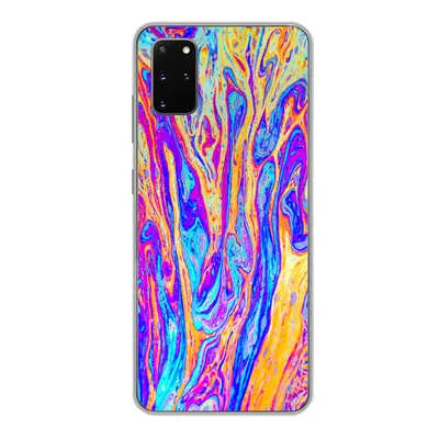 Produktbild von MuchoWow® Handyhülle Schutzhülle Hülle für Samsung Galaxy S20 Plus Kunst - Farben - Psychedelisch Silikon Softcase Handy Hülle - Hartschale