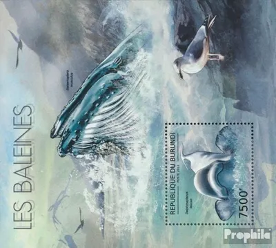 Produktbild von Briefmarken Burundi 2012 Mi Block292 (kompl.Ausg.) postfrisch Wale