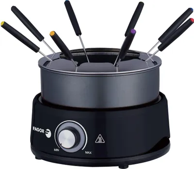 Immagine prodotto di Apparecchio per fonduta FAGOR FGFD8, capacità 1,6 l, fino a 8 persone, 800 W, termostato regolabile