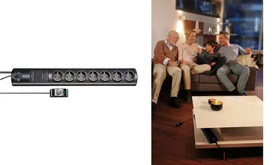 Produktbild von Brennenstuhl 1153300467, 7 AC-Ausgänge, Typ F, 230 V, 16 A, 3500 W, Typ F