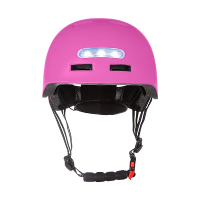 Zdjęcie produktu dla Kask ochronny BLUETOUCH z diodą LED - różowy, S