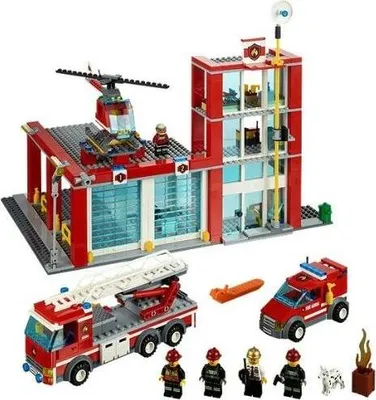 Produktbild von Lego 60004 Feuerwehr - Hauptquartier