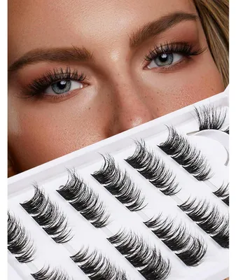 Produktbild von Cluster Wimpern Katzenaugen-Effekt 9-15 mm C-Curl 7 Paar DY26