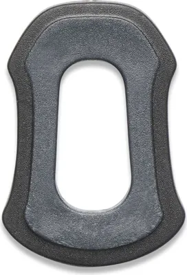 Eispickel-Ersatzteil "I.C.E. Grip Spacer" von Black Diamond; schwarz; gummierte Oberfläche; ergonomische Form.