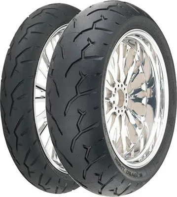 Produktbild von Paar Motorradreifen Pirelli 130/60-19 61H + 180/70-15 76H Night Dragon