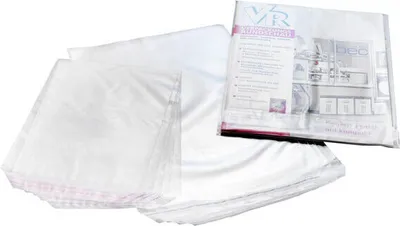 Produktbild von 500x Adhäsionsverschlussbeutel PP transparent klar 225x310mm 50my