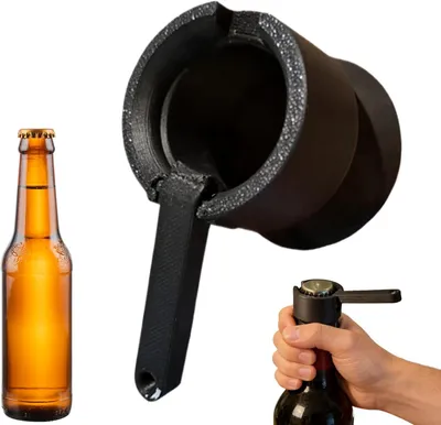 Produktbild von Party Flaschenöffner mit Abschussfunktion, Bieröffner als lustiges Gadget, kompakt & tragbar, für Bar, Grillabend & Zuhause