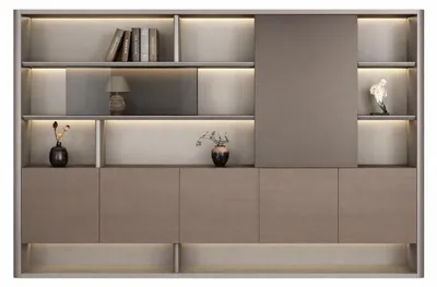 Immagine prodotto di Moderno armadio da ufficio con illuminazione a LED e design elegante