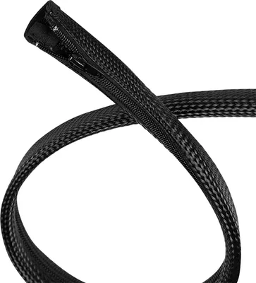 Image de LogiLink Gaine de câble avec fermeture éclair 5,0 m Diamètre : 50 mm noir