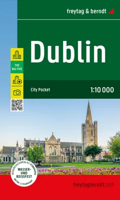 Produktbild von freytag & berndt Innenstadtplan Dublin 1:10.000