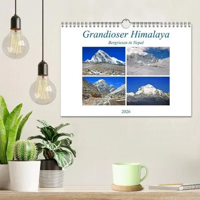 Produktbild von Grandioser Himalaya, Bergriesen in Nepal (Wandkalender 2026 DIN A4 quer), CALVENDO Monatskalender