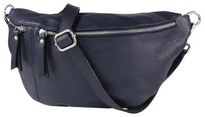 Produktbild von Toscanto moderne Gürteltasche blau Leder Tasche Damen D3OTT820BB