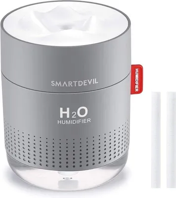 Obrázek produktu pro Tichý zvlhčovač vzduchu s nočním světlem, 500 ml, automatické vypnutí