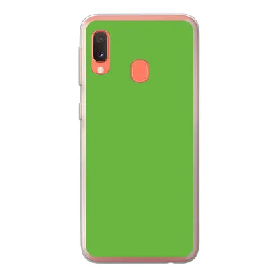 Produktbild von MuchoWow® Handyhülle Schutzhülle Hülle für Samsung Galaxy A20e Grün - Farben - Natur Silikon Softcase Handy Hülle - Abdeckung