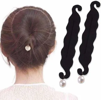 Produktbild von Famanu Haarstyling-Accessoires Set - 2-teilig mit Haarflechtwerkzeug und Haarknoten-Maker