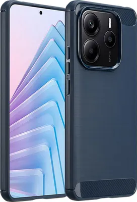 Zdjęcie produktu dla imoshion Brushed Backcover dla Xiaomi Redmi Note 14 (5G) - ciemnoniebieski