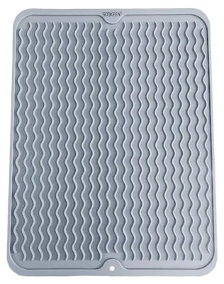 Imagen del producto de Alfombrilla de silicona resistente al calor, 40 x 30 cm, antideslizante, para la cocina
