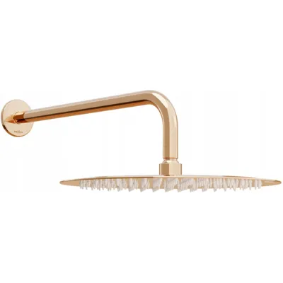 Obrázek produktu pro Mexen Slim dešťová specha 25 cm se sprchovým ramenem, Zlatorůžová - 79225211-60