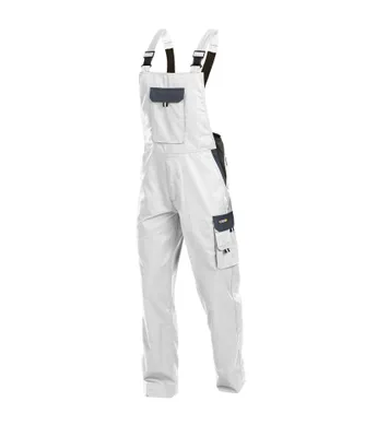 Immagine prodotto di DASSY® Salopette bicolore Calais BIANCO/GRIGIO CEMENTO taglia 48 lunghezza: MENO