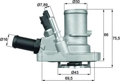 Zdjęcie produktu dla Termostat Fiat 88C 1,4 16V