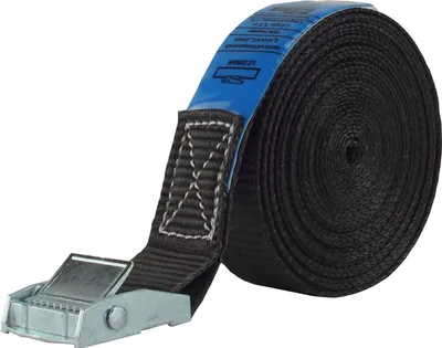 Produktbild von 2x Profi Spanngurt Gurt Zurrgurt Klemmschloss Auto 1-tlg 6m 250 kg SCHWARZ