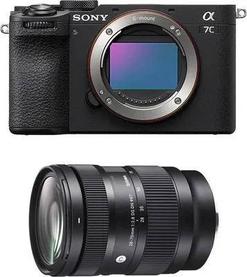Image de SONY ALPHA 7C II NOIR + SIGMA 28-70mm f/2.8 DG DN