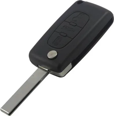 Produktbild von Autoschlüssel Rohling 3 Tasten Peugeot 107 207 207CC 306 307SW 308 407 607(PG09)
