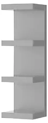Productafbeelding van Wandplank 25,5 x 93 x 23,7 cm, MDF, grijs, voor kantoor