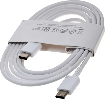 Produktbild von Samsung Industry Packaged Original USB-C-zu-USB-C-Kabel - 1.8 meter - 25 Watt - Schwarz