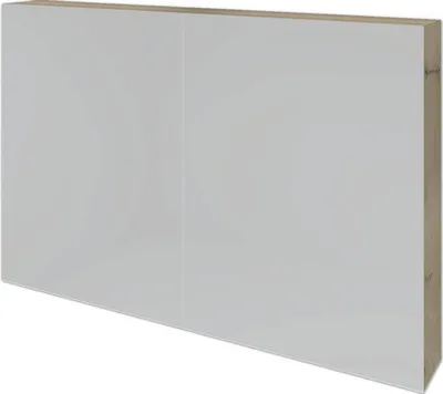 Produktbild von Spiegelschrank Sanox 100 x 12 x 65 cm französiche Eiche 2-türig doppelt verspiegelt