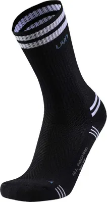 Produktbild von UYN Uni Socken - Everyday Crew Socks, Logo, einfarbig Schwarz/Weiß 35-38