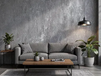 Produktbild von NEWROOM Tapete Silber Vliestapete Putz - Struktur Architekt Grau Beton Industrial