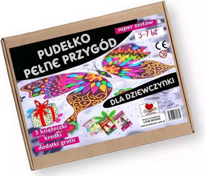 Zdjęcie produktu dla Pudełko pełne przygód dla dziewczynki 3-7 lat
